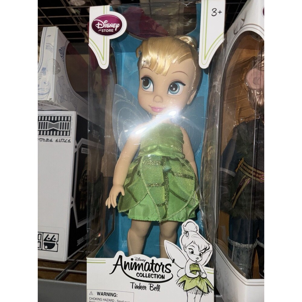 Disney Store Animators Collection 16" Tinkerbell Doll FIRST EDITION Box Cracked